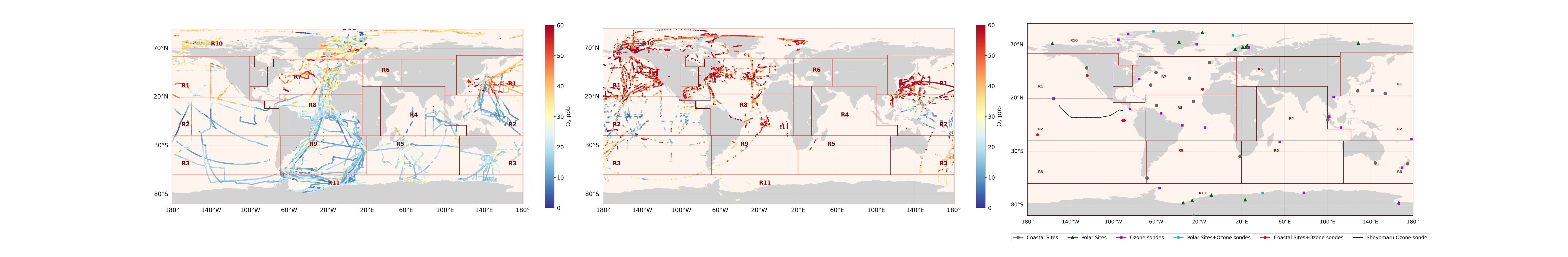 Read more about the article Observational ozone data over the global oceans and polar regions: The TOAR-II Oceans data set version 2024